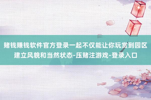 赌钱赚钱软件官方登录一起不仅能让你玩赏到园区建立风貌和当然状态-压赌注游戏-登录入口